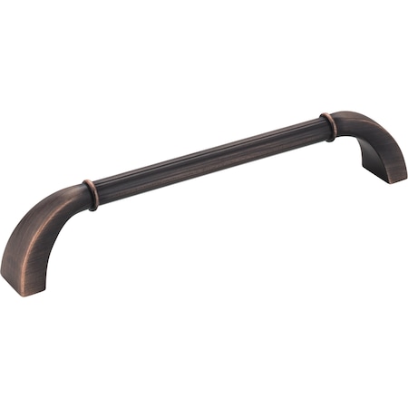 Jeffrey Alexander 160 mm Center-to-Center Brushed Oil Rubbed Bronze Cordova Cabinet Pull Z281-160DBAC